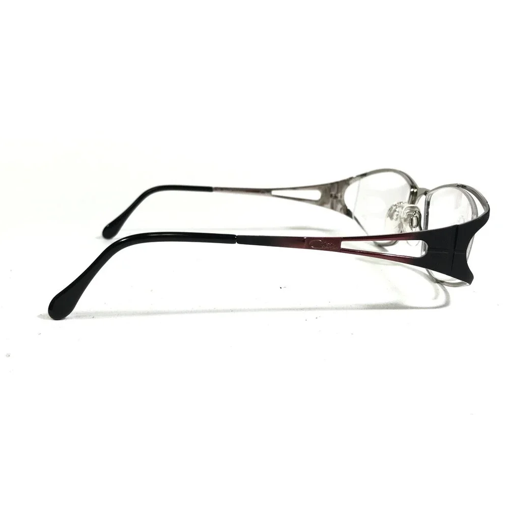 Cazal Eyeglasses Frames MOD.433 COL.152 Black Red Semi Rim Polygon 52-16-130